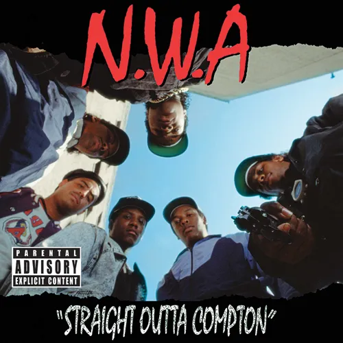 N.W.A. - Straight Outta Compton vinyl record cover