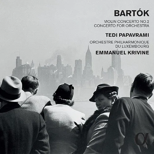 Bartok / Papavrami / Orchestre Philharmonique Du - Violin Concerto No. 2 vinyl record cover