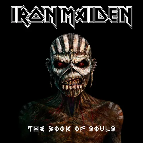 Iron Maiden - The Book Of Souls vinyl record cover