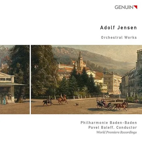 Jensen / Baden-Baden Philharmonic / Baleff - Orchestral Works vinyl record cover