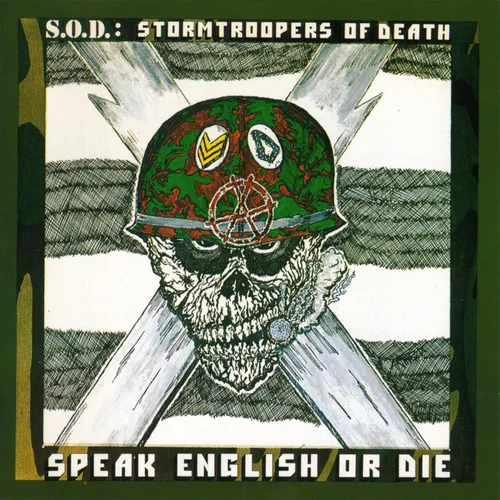 Stormtroopers of Death (S.O.D.) - Speak English Or Die vinyl record cover