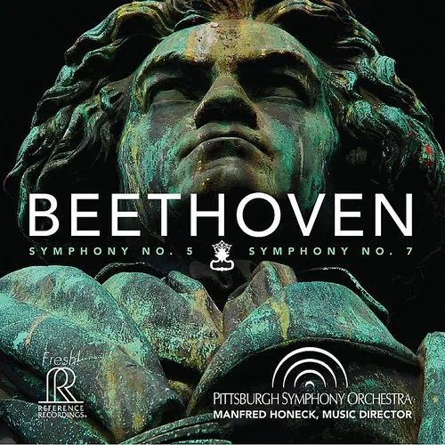 Pittsburgh Symphony Orchestra - Beethoven: Symphony Nos. 5 & 7 vinyl record cover