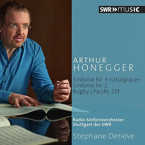 Honegger / Deneve / Rso Stuttgart - Symphony No. 3 Liturgique - Symphony No. 2 - Rug vinyl record cover