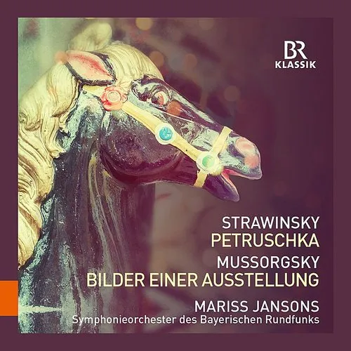 Mariss Jansons - Strawinsky: Petruschka - Mussorgsky: Bilder einer Ausstellung vinyl record cover