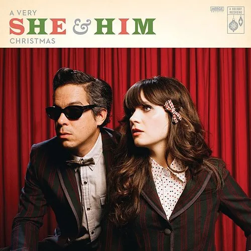She & Him - A Very She & Him Christmas vinyl record cover