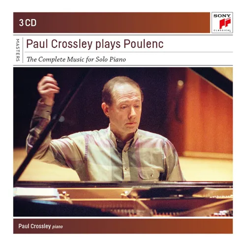 Paul Crossley - Paul Crossley plays Poulenc - Complete Works for Piano vinyl record cover
