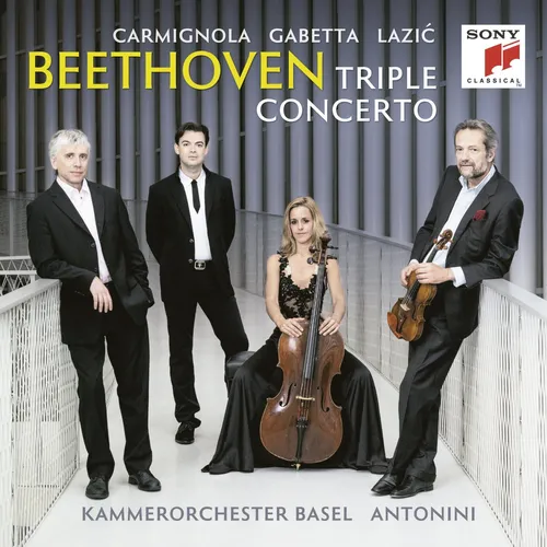Sol Gabetta - Concerto For Violin, Cello, And Piano In C Major, Op. 56, "Triple Concerto": Beethoven: Triple Concerto vinyl record cover