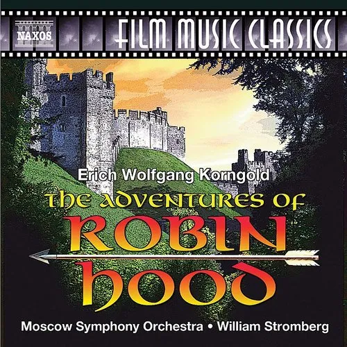 Korngold / Moscow Symphony Orchestra / Stromberg - Adventures of Robin Hood vinyl record cover