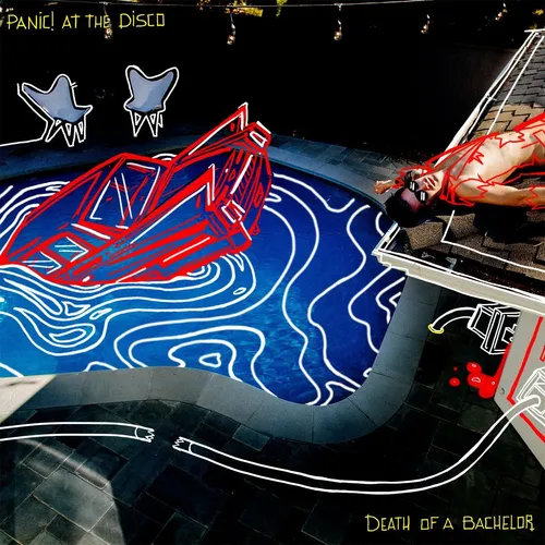 Panic! At The Disco - Death Of A Bachelor vinyl record cover