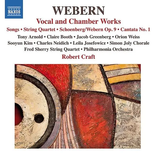 Webern / Arnold / Philharmonia Orchestra / Craft - Vocal & Chamber Works vinyl record cover