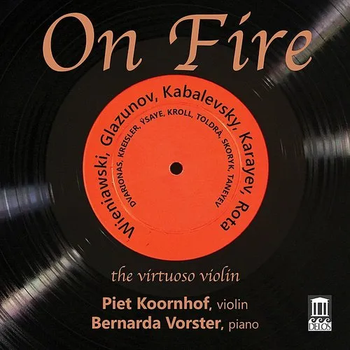 Dvarionas / Koornhof / Vorster - On Fire vinyl record cover