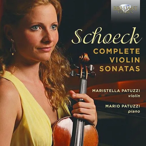 Maristella Patuzzi / Patuzzi,Mario - Otmar Schoeck: Complete Violin Sonatas vinyl record cover