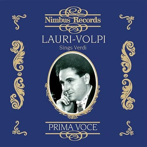 GIACOMO LAURI-VOLPI - Sings Verdi vinyl record cover