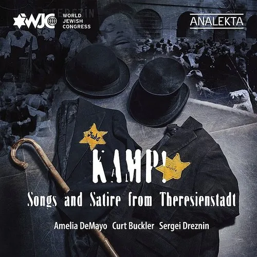 Amelia Demayo / Buckler,Curt / Dreznin,Sergei - Kamp Songs and Satire from Theresienstadt vinyl record cover
