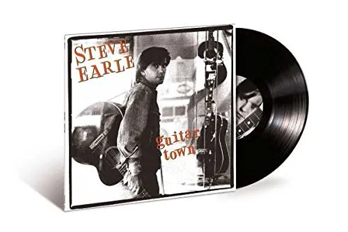 Steve Earle - Guitar Town vinyl record cover