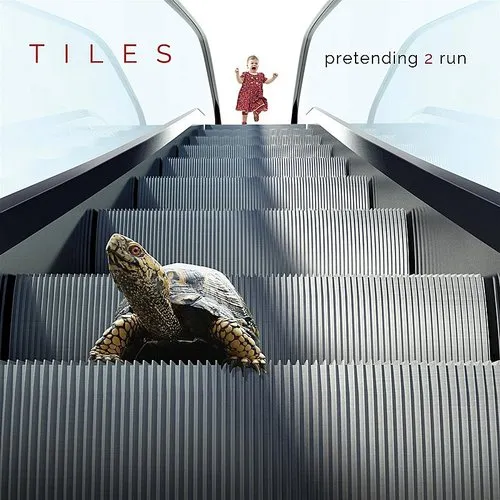 Tiles - Pretending 2 Run vinyl record cover