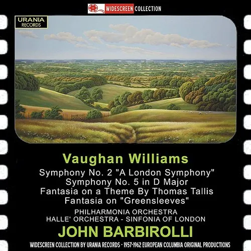 Edward Elgar / Halle Orchestra / Barbirolli,John - Barbirolli Conducts Vaughan-williams vinyl record cover