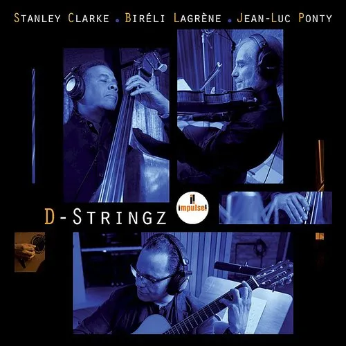 Stanley Clarke / Lagrene,Bireli / Ponty,Jean-Luc - D-Stringz vinyl record cover