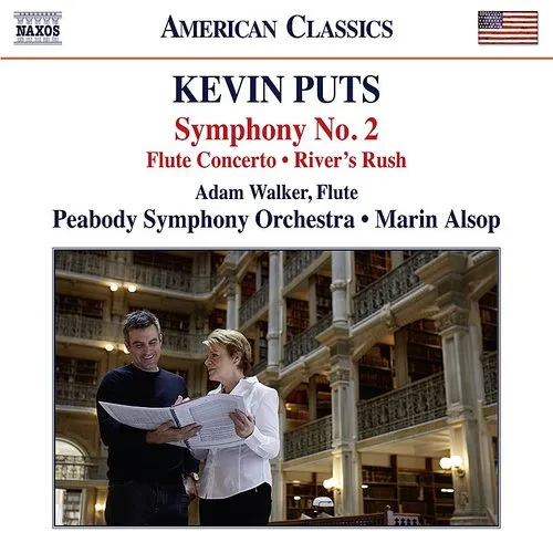 Adam Walker - Puts: Symphony No. 2 - Flute Concerto vinyl record cover