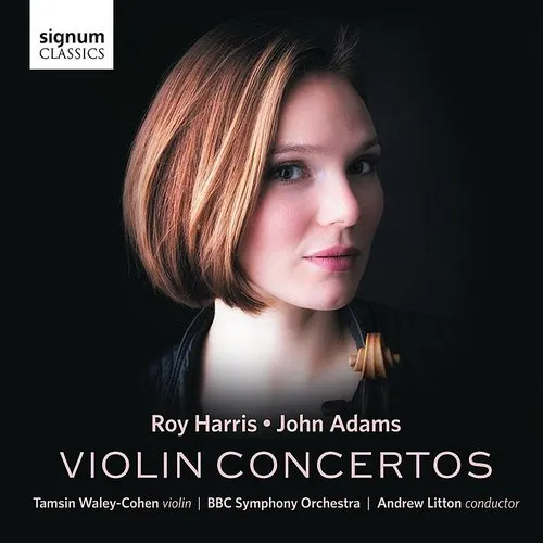 Tamsin Waley-Cohen - Roy Harris & John Adams: Violin Concertos vinyl record cover