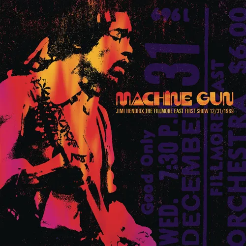 Jimi Hendrix - Machine Gun: Live At The Fillmore East 12/31/1969 (First Show) vinyl record cover