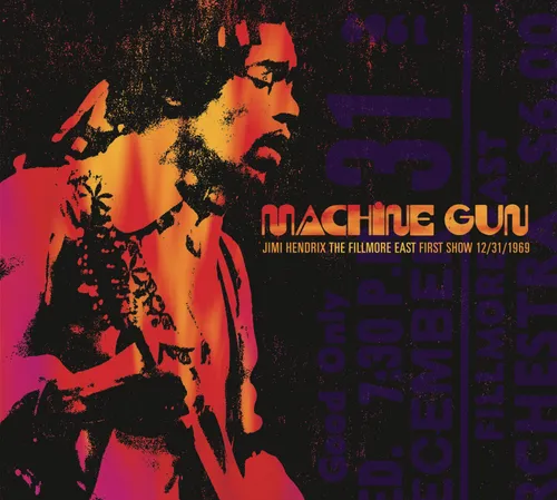 Jimi Hendrix - Machine Gun Jimi Hendrix The Fillmore East First Show 12/31/1969 vinyl record cover