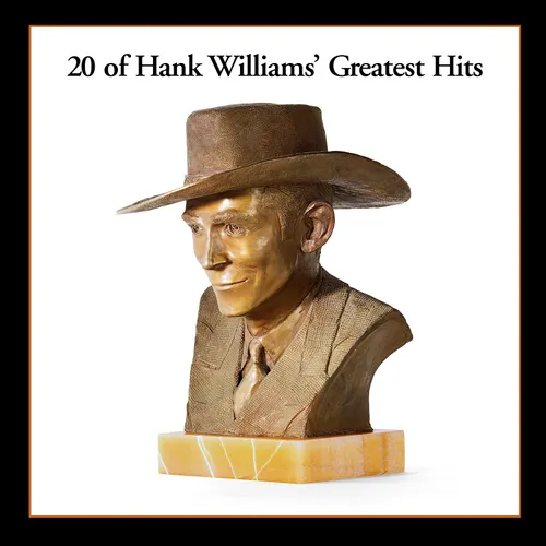Hank Williams - 20 Greatest Hits vinyl record cover