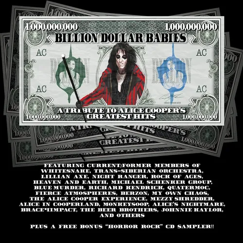 Alice Cooper - Billion Dollar Babies: A Tribute To Alice Cooper vinyl record cover