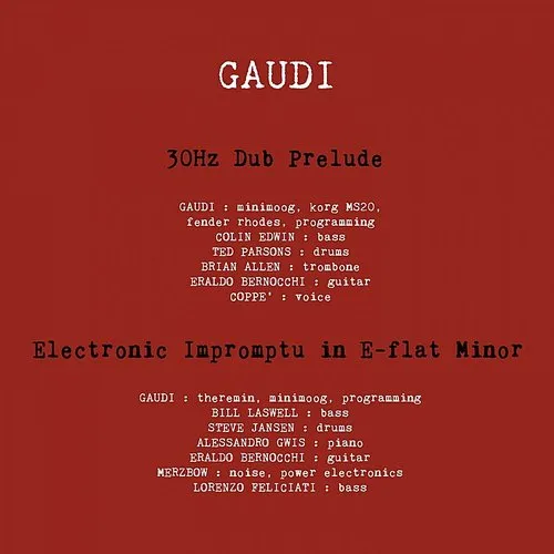 Gaudi - EP vinyl record cover