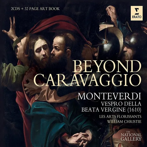 William Christie - Beyond Caravaggio Monteverdi: Vespro Della Beata Vergine The National Gallery Collection vinyl record cover