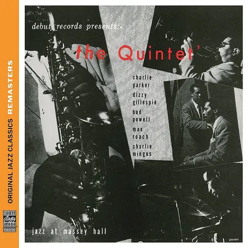 Parker/Dizzy/Powell - Jazz At Massey Hall vinyl record cover