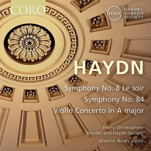 Harry Christophers - Joseph Haydn: Symphonies Nos. 8 & 84 vinyl record cover