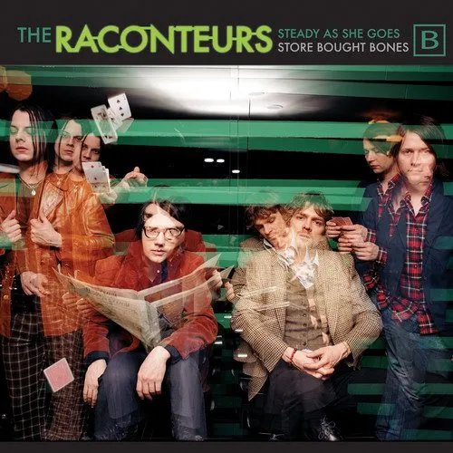 The Raconteurs - Steady, As She Goes / Store Bought Bones vinyl record cover