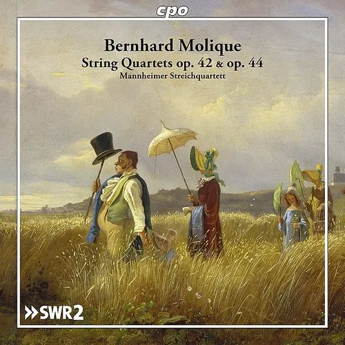 Molique / Mannheimer Streichquartett - Molique: String Quartets Opp 42 & 44 vinyl record cover
