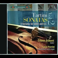 Giuseppe Tartini: 5 Sonatas for Violin & b.c.