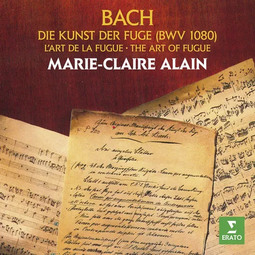 Marie-Claire Alain - Bach: Die Kunst der Fuge (2CD) vinyl record cover