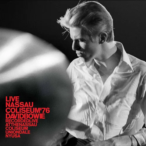 David Bowie - Live Nassau Coliseum '76 vinyl record cover