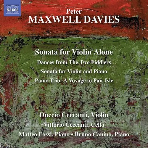 Davies / Ceccanti / Fossi - Maxwell Davies: Sonata for Violin Alone vinyl record cover