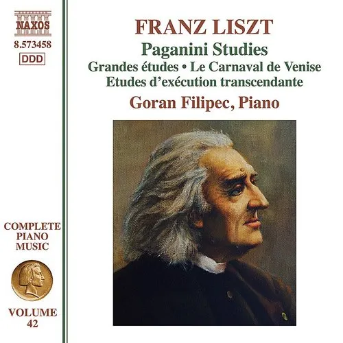 Liszt / Filipec - Liszt: Paganini Studies vinyl record cover