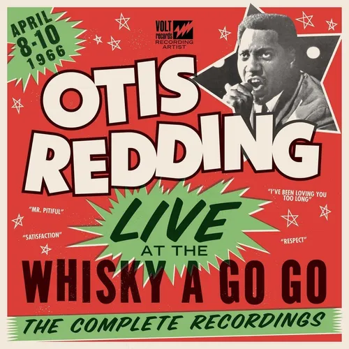 Otis Redding - Live At The Whisky A Go Go vinyl record cover