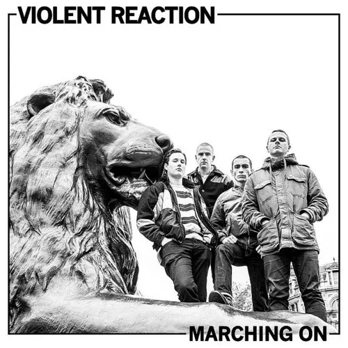 Violent Reaction - Marching on vinyl record cover