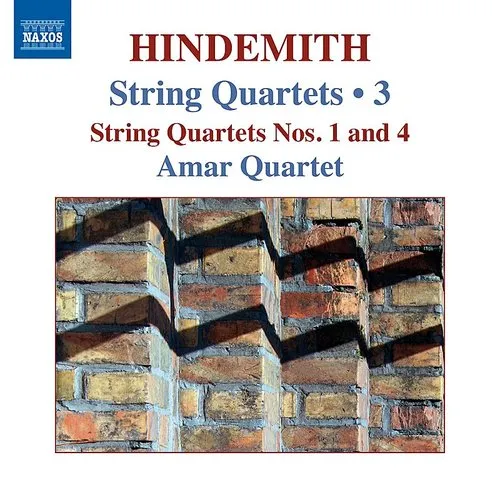 Hindemith / Amar Quartet - String Quartets 3 vinyl record cover