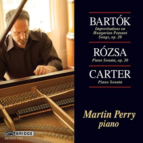 Bartok / Carter / Rosza - Martin Perry Plays vinyl record cover