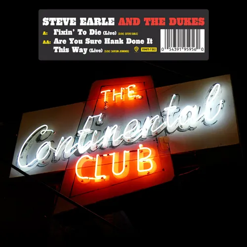 Steve Earle & The Dukes - Live vinyl record cover