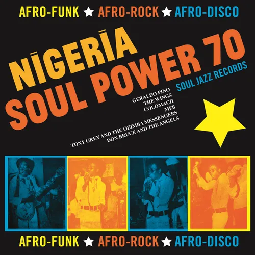 Artist - Soul Jazz Records presents Nigeria Soul Power vinyl record cover