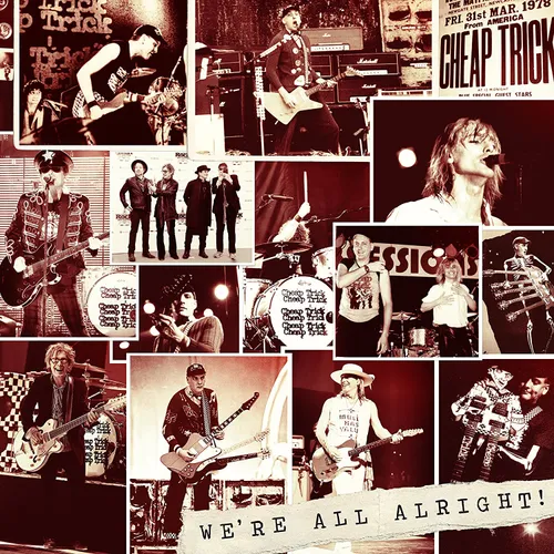Cheap Trick - We're All Alright! vinyl record cover