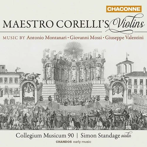Simon Standage - Maestro Corelli's Violins vinyl record cover