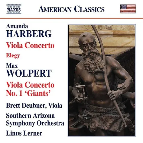 Deubner/Kirkpatrick - Harberg: Viola Concerto - Wolpert: Viola Concerto vinyl record cover