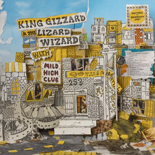 King Gizzard & The Lizard Wizard - Sketches Of Brunswick East (Feat. Mile High Club) vinyl record cover