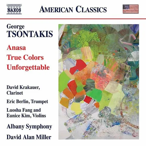 Tsontakis / Krakauer / Miller - Anasa True Colors & Unforgettable vinyl record cover